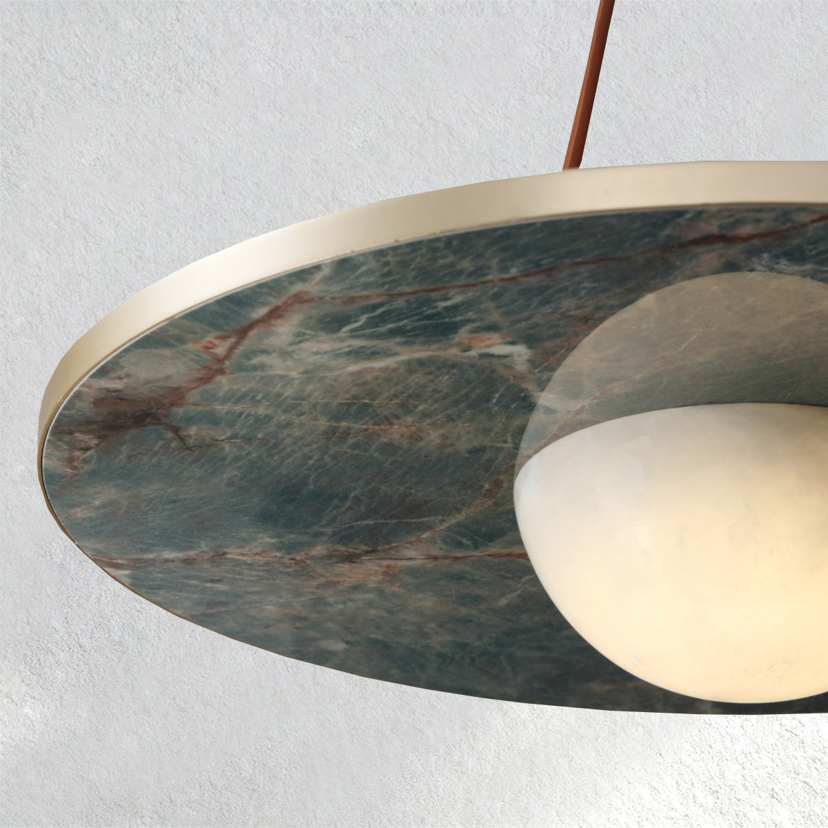 homeniqo FloatDisc Alabaster Pendant
