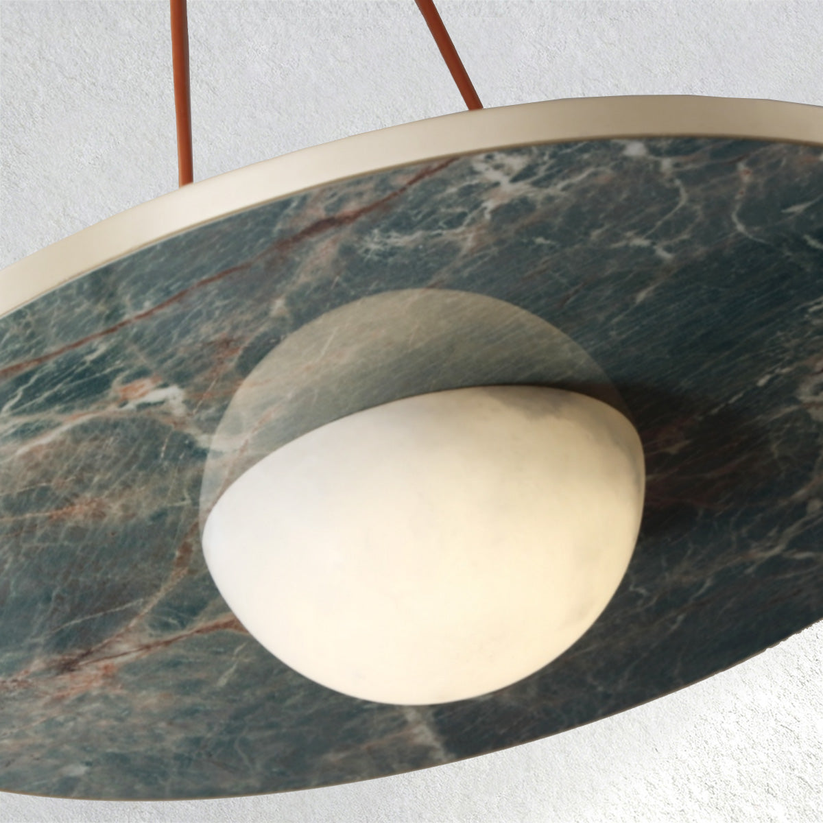 homeniqo FloatDisc Alabaster Pendant