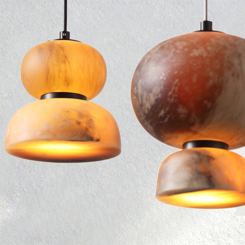 homeniqo Eterna Alabaster Pendant – Large Circle