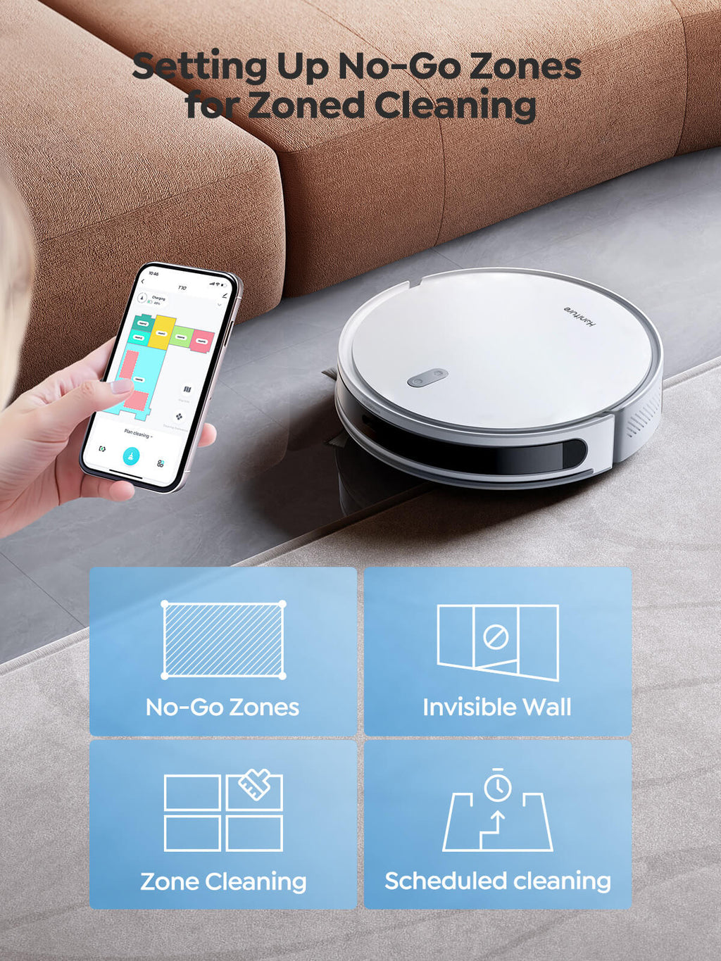 【New Arrivals】Homeniqo T10 Robot Vacuum