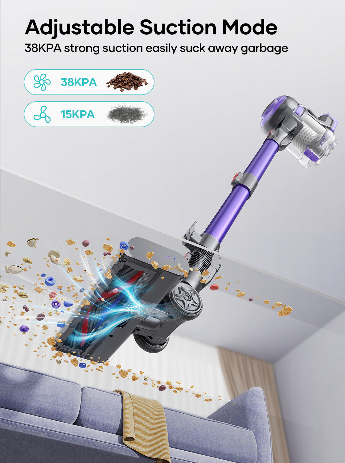 【New Arrivals】Homeniqo Y10 Cordless Stick Vacuum