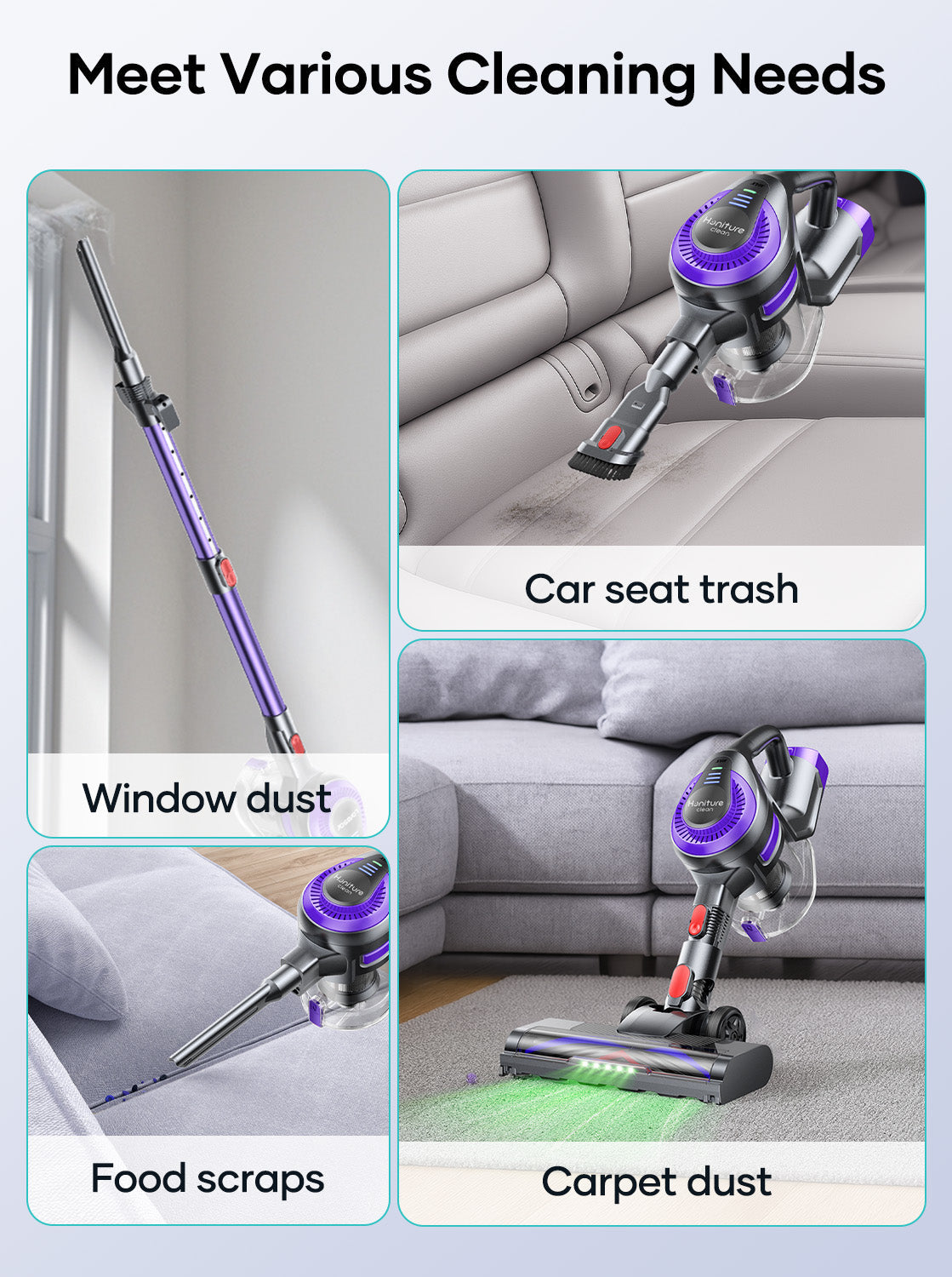 【New Arrivals】Homeniqo Y10 Cordless Stick Vacuum