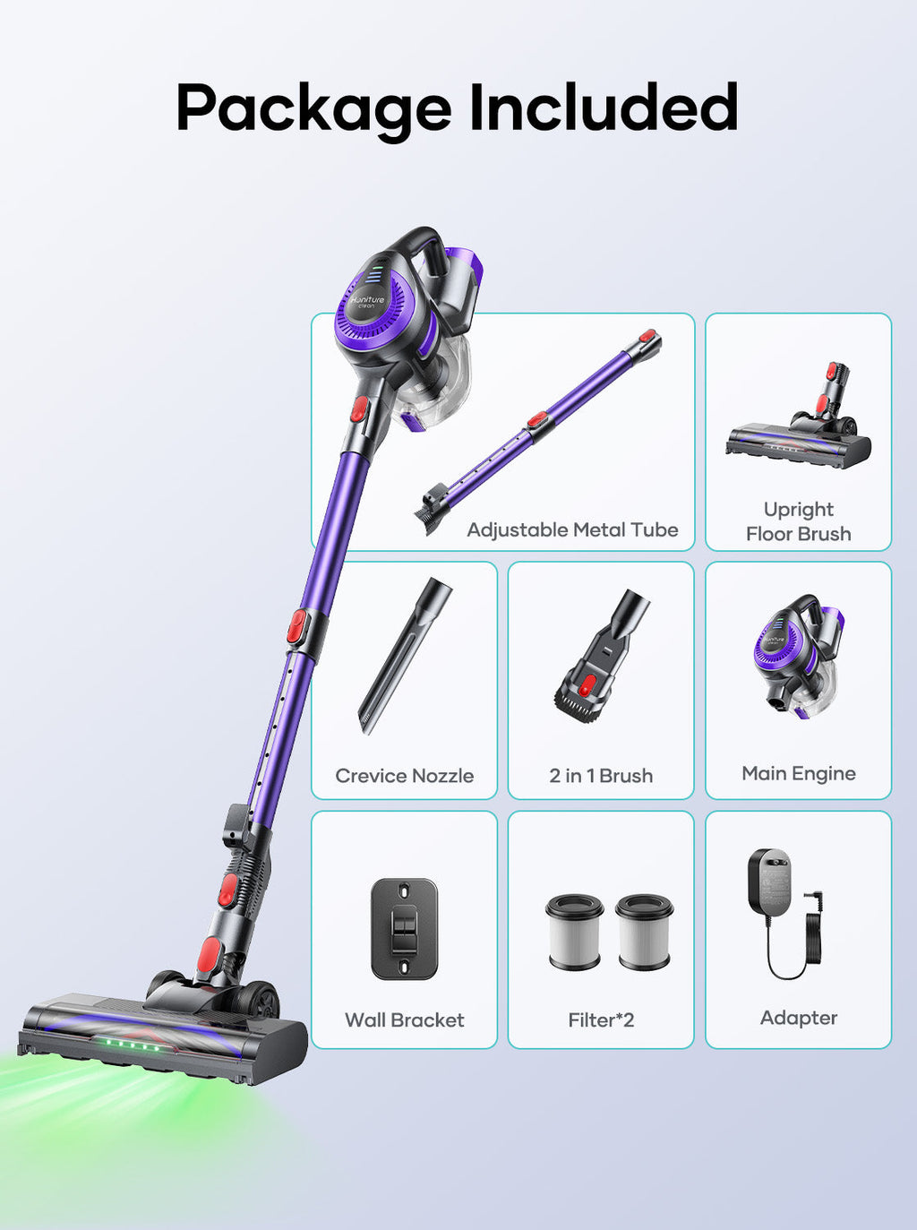 【New Arrivals】Homeniqo Y10 Cordless Stick Vacuum